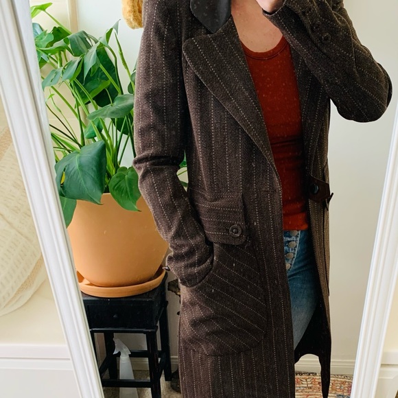 Louis Verdad Pinstripe suit trench coat - Picture 11 of 12